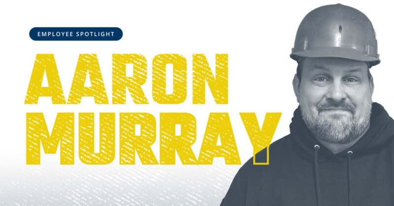 Aaron Murray Employee spotlight graphic