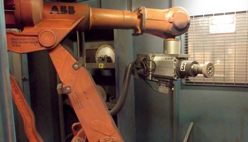 Foxall robotic grinding machine