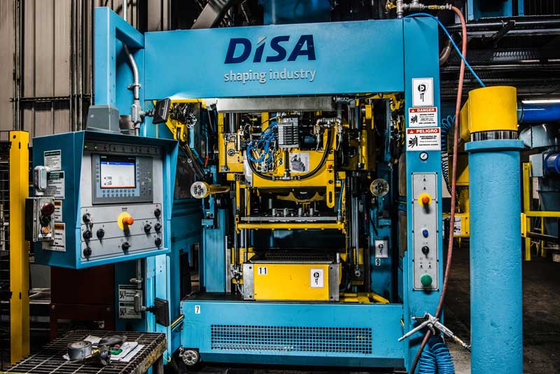 loading cores to a DISA machine